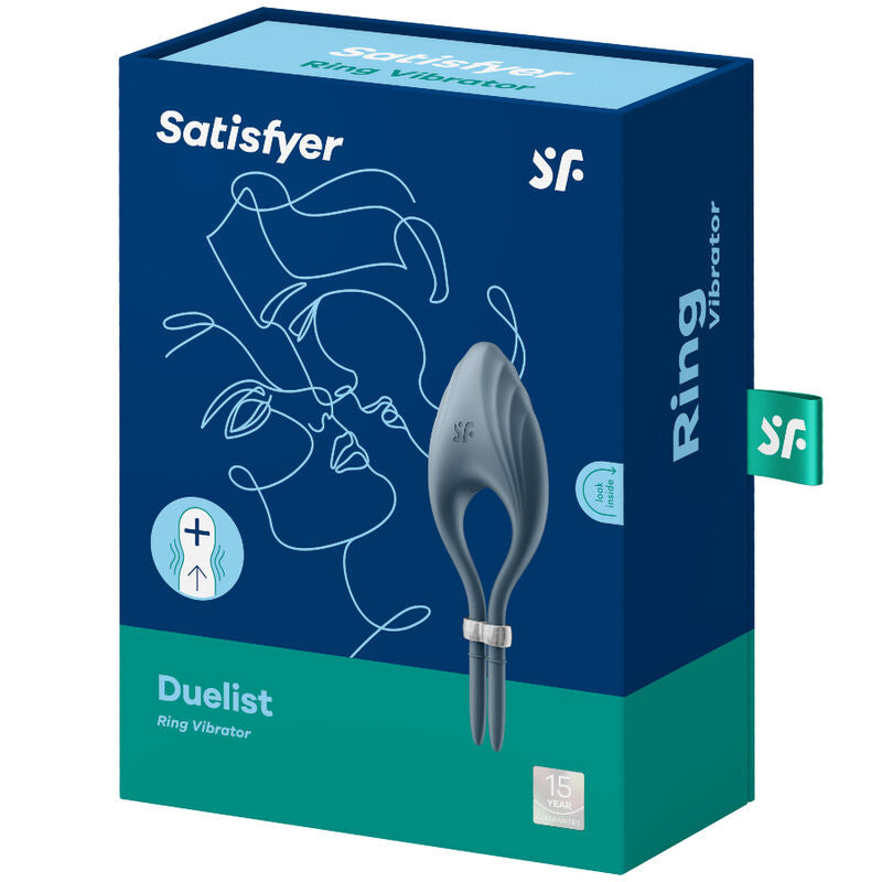 ΔΟΝΗΤΗΣ SATISFYER - DUELIST ΓΚΡΙ