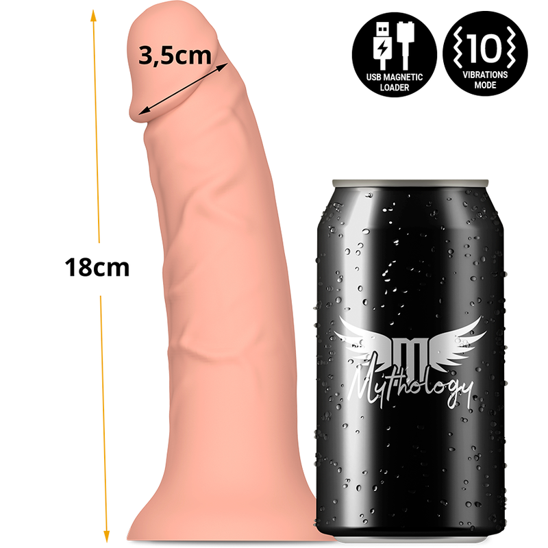 MYTHOLOGY - ASHER ORIGINAL DILDO S - ΔΟΝΗΤΗΣ ΣΥΜΒΑΤΟ ΜΕ ΤΗΝ ΑΣΥΡΜΑΤΗ ΤΕΧΝΟΛΟΓΙΑ WATCHME