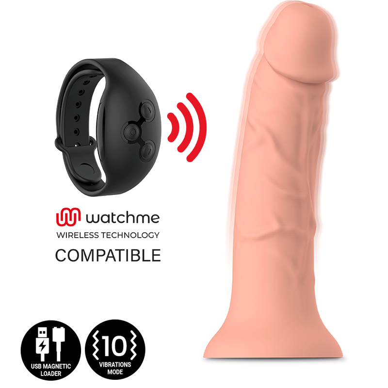 MYTHOLOGY - ASHER ORIGINAL DILDO M - ΔΟΝΗΤΗΣ ΣΥΜΒΑΤΟ ΜΕ ΤΗΝ ΑΣΥΡΜΑΤΗ ΤΕΧΝΟΛΟΓΙΑ WATCHME