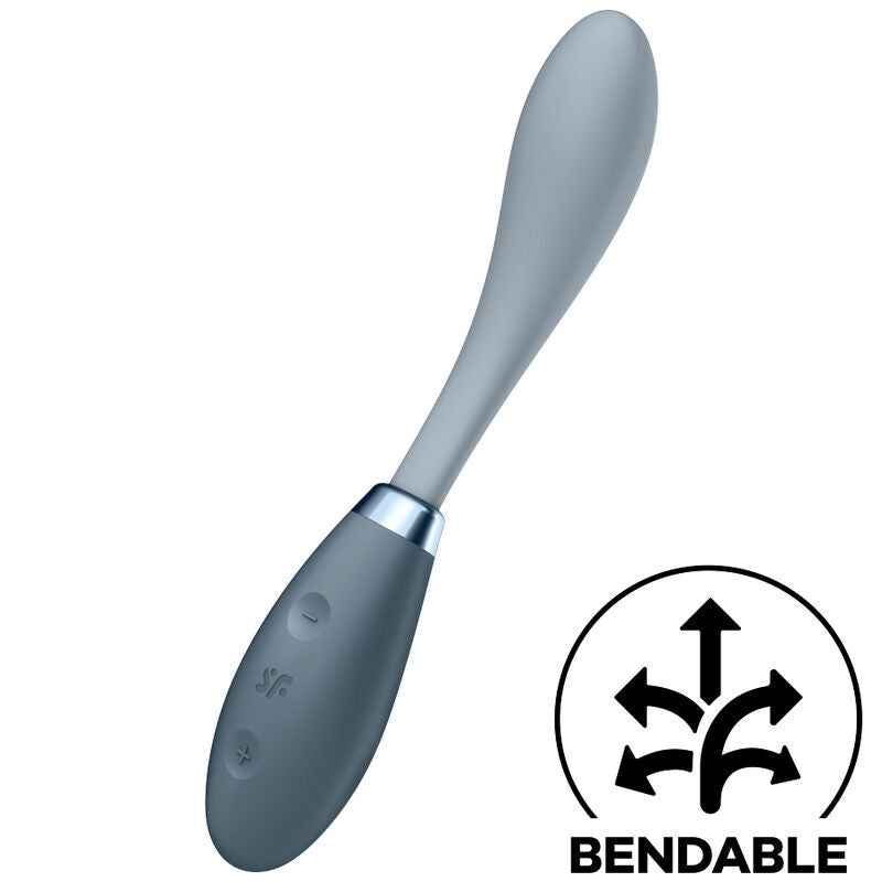 SATISFYER - ΠΟΛΥΔΟΝΗΤΗΣ G-SPOT FLEX 3 ΓΚΡΙ