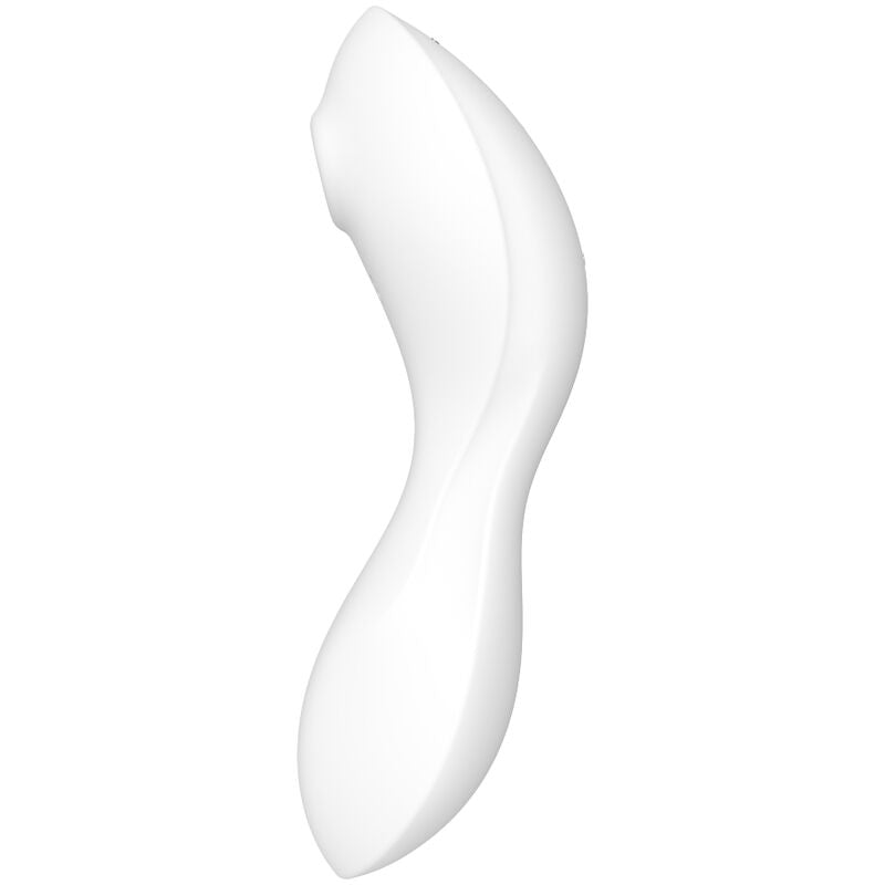 SATISFYER - CURVY TRINITY 5 AIR PULSE STIMULATOR & VIBRATOR APP ΛΕΥΚΟ