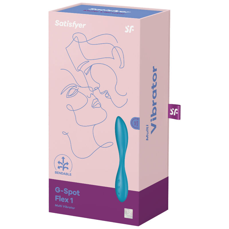 SATISFYER - ΠΟΛΥΔΟΝΗΤΗΣ G-SPOT FLEX 1 ΜΠΛΕ