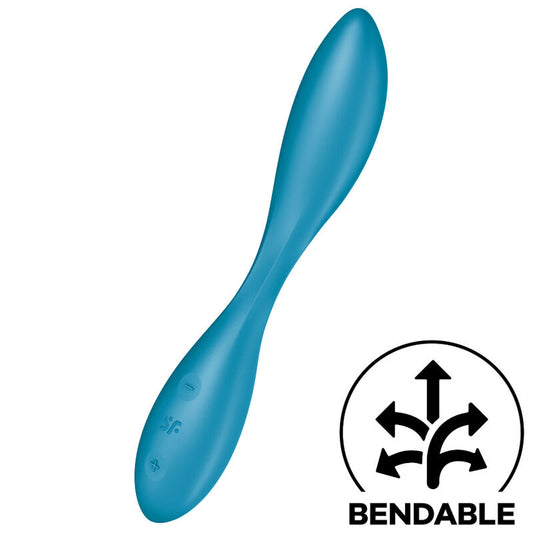 SATISFYER - ΠΟΛΥΔΟΝΗΤΗΣ G-SPOT FLEX 1 ΜΠΛΕ