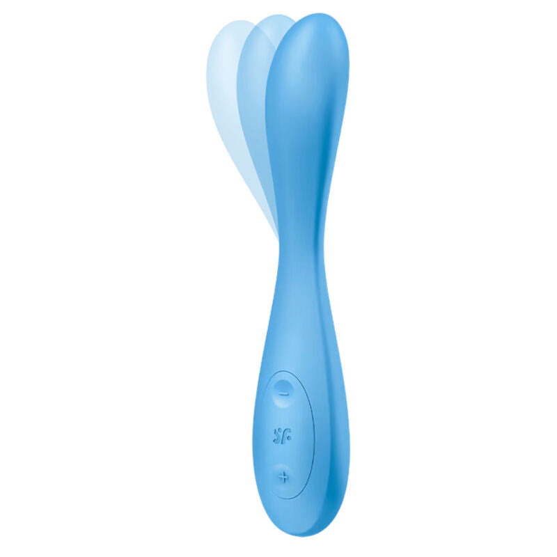 SATISFYER - G-SPOT FLEX 4+ ΠΟΛΥΔΟΝΗΤΙΚΟΣ ΔΟΝΗΤΗΣ ΜΠΛΕ