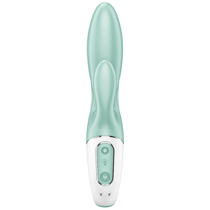 SATISFYER - ΑΝΤΛΙΑ ΑΕΡΑ BUNNY 5+ ΦΟΥΣΚΩΤΟΣ ΔΟΝΗΤΗΣ ΚΟΥΝΕΛΙΟΥ ΠΡΑΣΙΝΟΣ