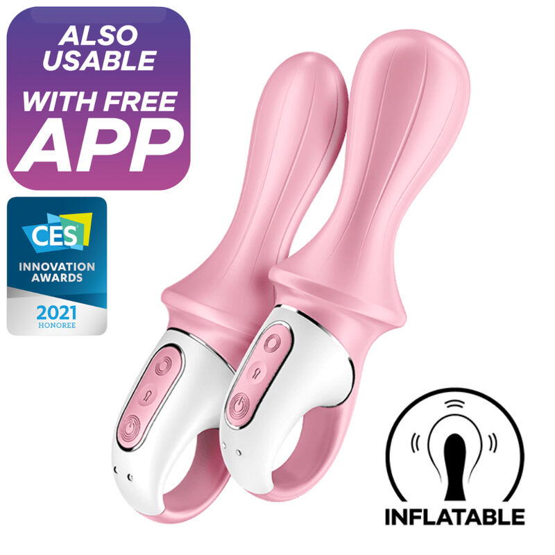 SATISFYER - ΑΝΤΛΙΑ ΑΕΡΑ BOOTY 5+ ΦΟΥΣΚΩΤΟΣ ΠΡΩΚΤΙΚΟΣ ΔΟΝΗΤΗΣ ΡΟΖ