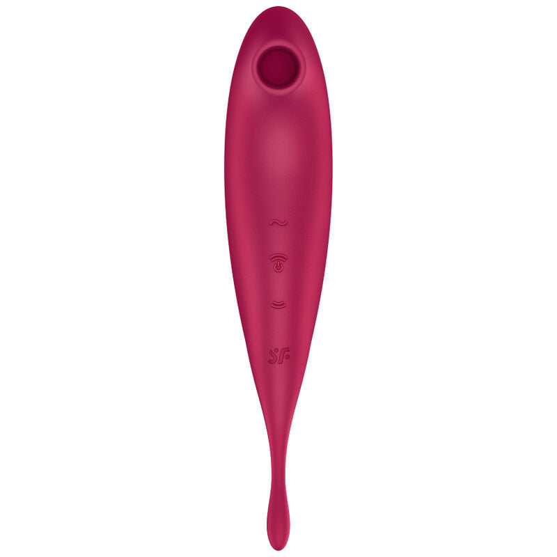SATISFYER - TWIRLING PRO+ ΔΟΝΗΤΗΣ & ΔΙΕΓΕΡΤΗΣ ΠΑΛΜΩΝ ΑΕΡΑ ΚΟΚΚΙΝΟ