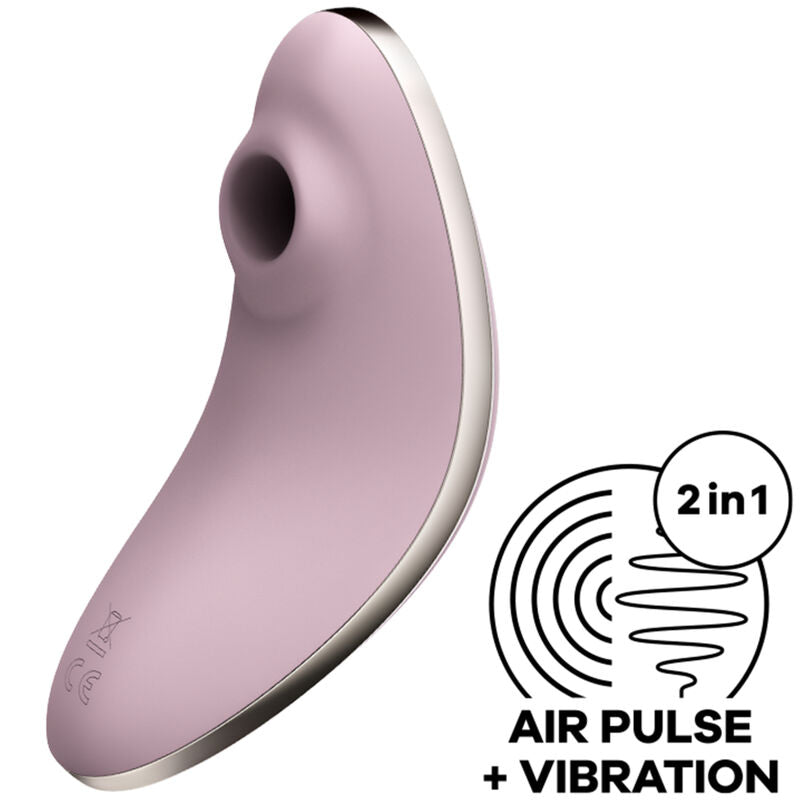 SATISFYER - VULVA LOVER 1 ΔΙΕΓΕΡΤΗΣ ΠΑΛΜΩΝ ΑΕΡΑ & ΔΟΝΗΤΗΣ VIOLET