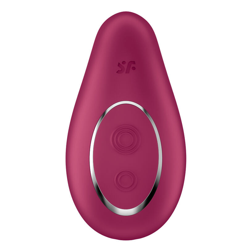 Δονητής SATISFYER - DIPPING DELIGHT με λάστιχο για τοποθέτηση σε κόκκινο χρώμα