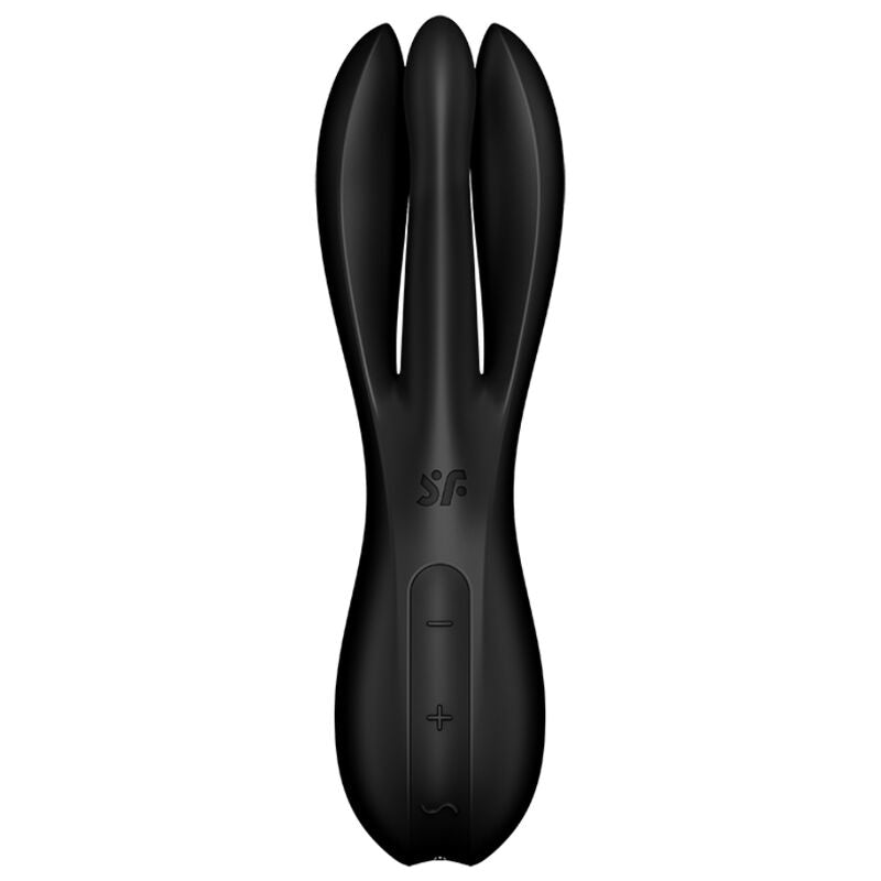 Δονητής SATISFYER - THRESOME 2 ΜΑΥΡΟΣ