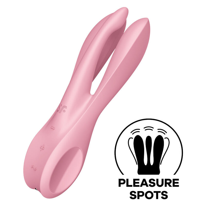 Δονητής Satisfyer - Threesome 1 Ροζ