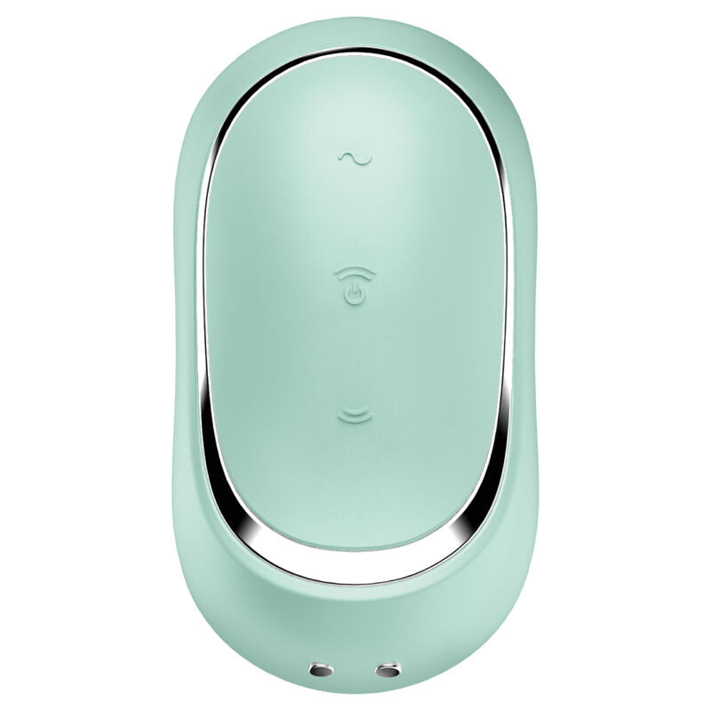 SATISFYER - PRO TO GO 2 ΔΙΠΛΟΣ ΔΙΕΓΕΡΤΗΣ ΠΑΛΜΩΝ ΑΕΡΑ & ΔΟΝΗΤΗΣ ΠΡΑΣΙΝΟΣ