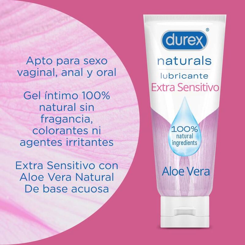 DUREX - NATURALS ΛΙΠΑΝΤΙΚΟ ΓΙΑ ΕΞΤΡΑ ΕΥΑΙΣΘΗΤΕΣ ΕΠΙΔΕΡΜΙΔΕΣ 100 ML
