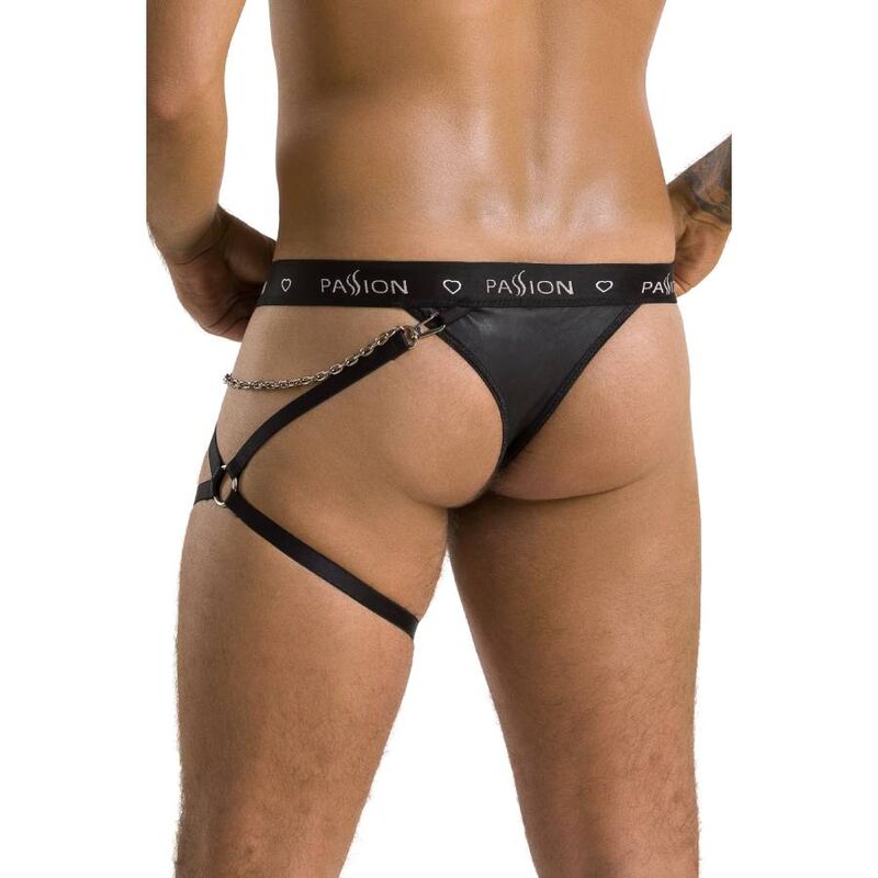 PASSION - 058 BILL THONG ΜΑΥΡΟ L/XL