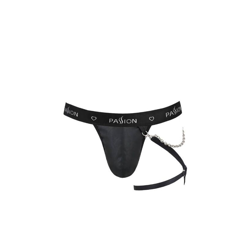 PASSION - 058 BILL THONG ΜΑΥΡΟ L/XL