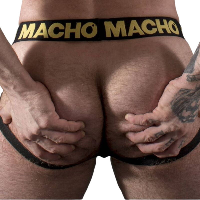 MACHO - MX25AC JOCK ΚΙΤΡΙΝΟ ΔΕΡΜΑΤΙΝΟ S