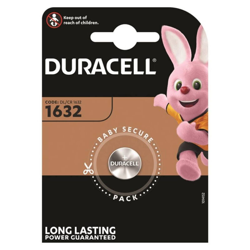 DURACELL - ΜΠΑΤΑΡΙΑ ΛΙΘΙΟΥ CR1632 3V ΜΕ ΚΟΥΜΠΙ 1 ΤΕΜΑΧΙΟ