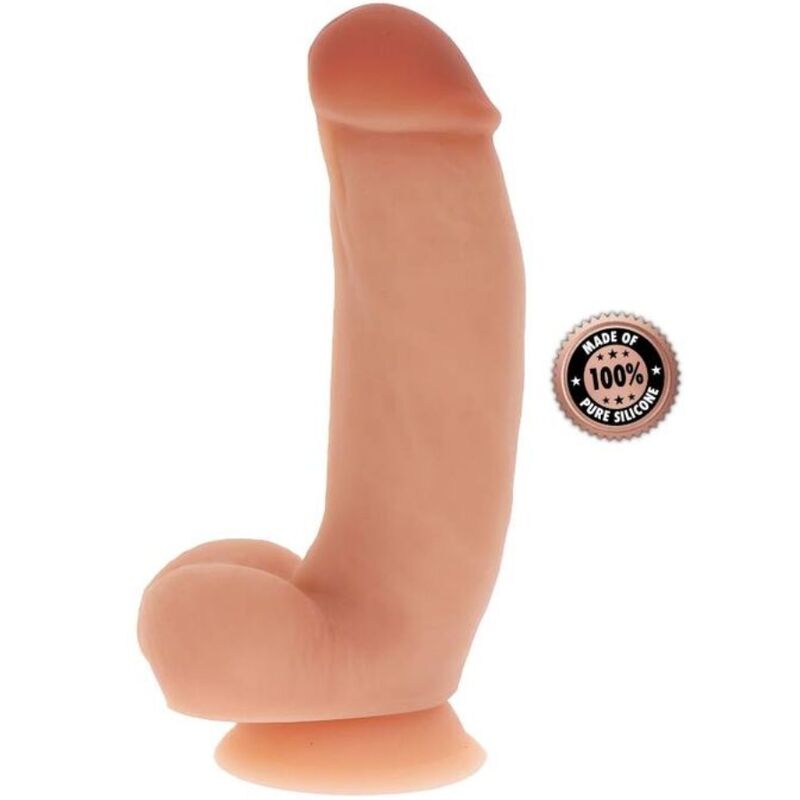 GET REAL - Ομοίωμα Σιλικόνης 18 CM με Μπάλες Δέρματος