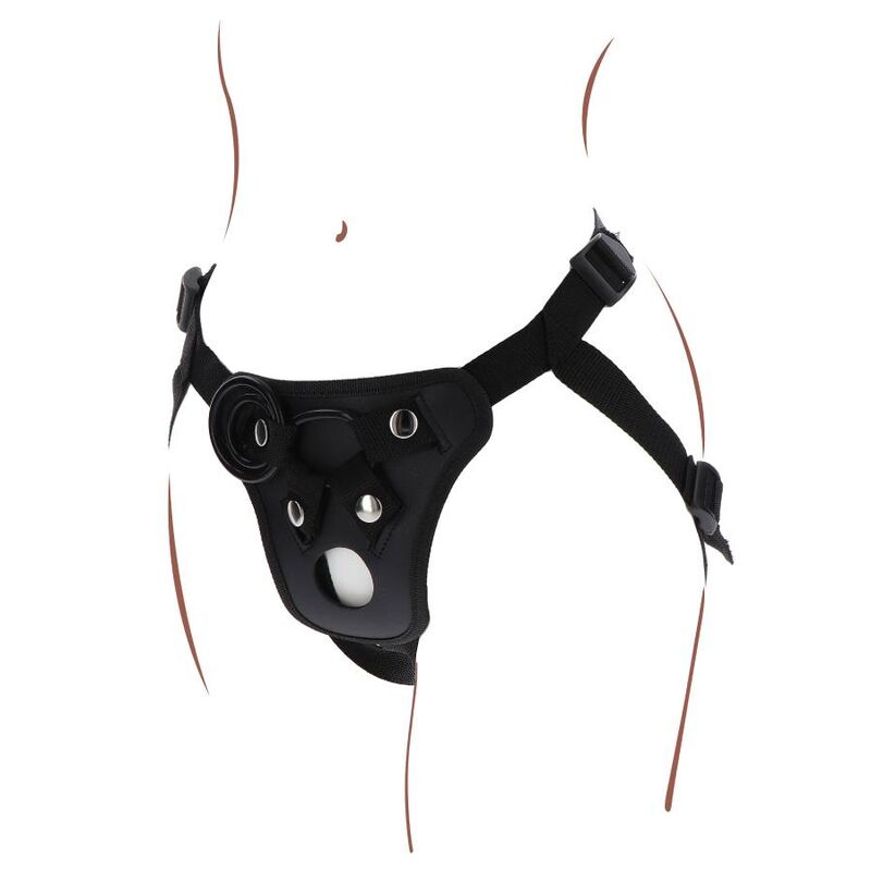 GET REAL - ΖΩΝΗ ΑΠΟΛΑΥΣΗΣ STRAP-ON ΜΑΥΡΗ