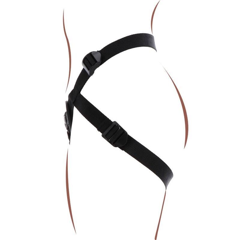GET REAL - ΖΩΝΗ ΑΠΟΛΑΥΣΗΣ STRAP-ON ΜΑΥΡΗ