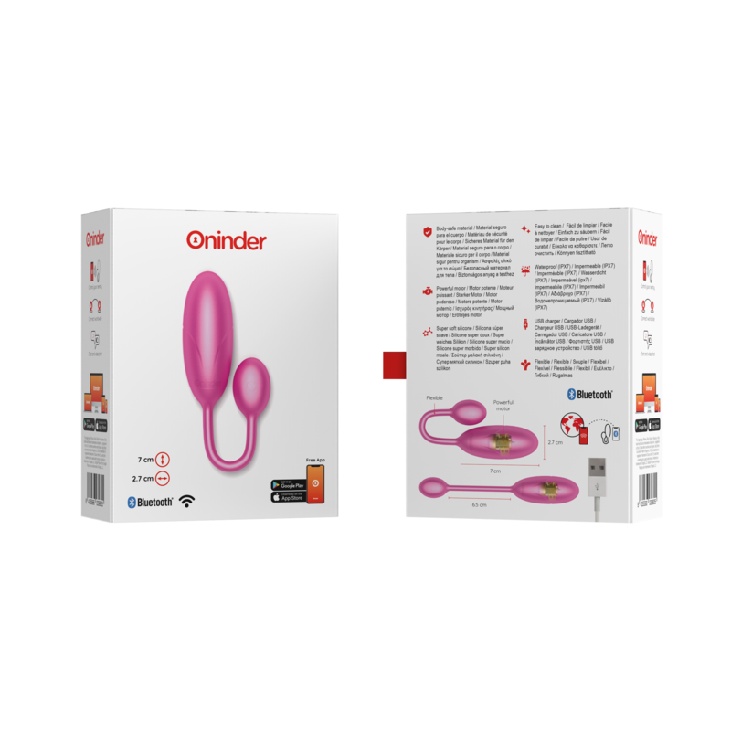 ONINDER - ΔΟΝΟΥΜΕΝΟ ΑΥΓΟ DENVER ΡΟΖ 7 X 2,7 CM ΔΩΡΕΑΝ ΕΦΑΡΜΟΓΗ