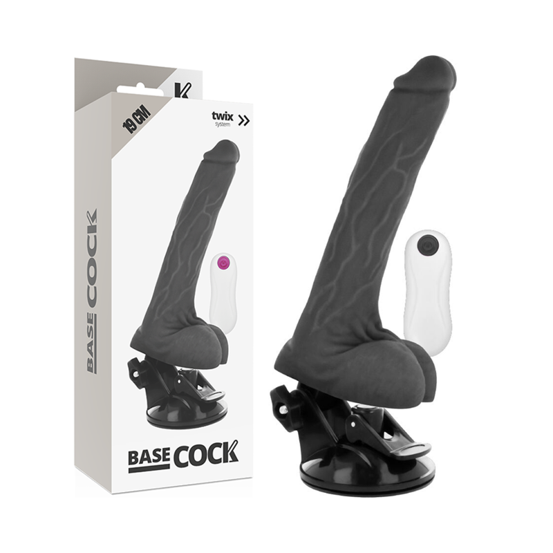 BASECOCK - ΡΕΑΛΙΣΤΙΚΟΣ ΔΟΝΗΤΗΣ ΤΗΛΕΧΕΙΡΙΣΤΗΡΙΟ ΜΑΥΡΟ 19 CM -O- 4 CM