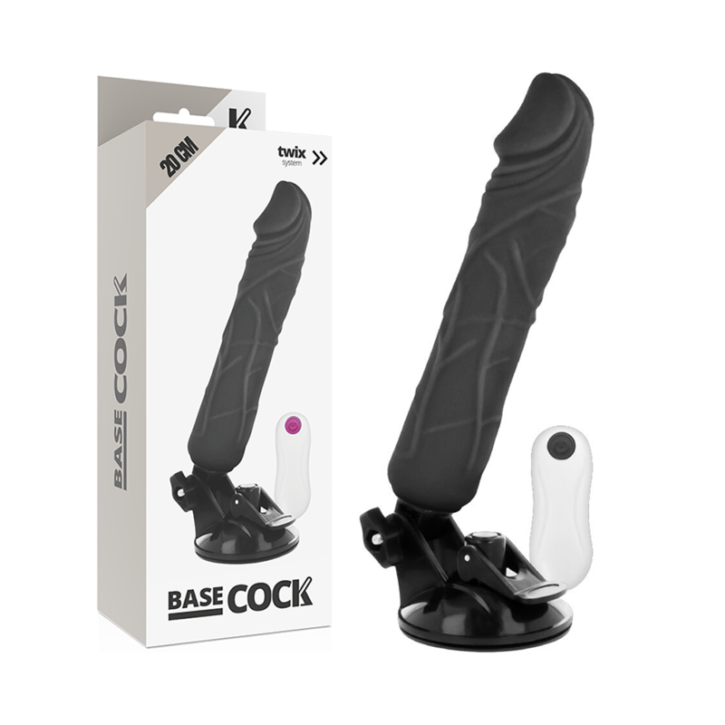 BASECOCK - ΡΕΑΛΙΣΤΙΚΟΣ ΔΟΝΗΤΗΣ ΤΗΛΕΧΕΙΡΙΣΤΗΡΙΟ ΜΑΥΡΟ 20 CM -O- 4 CM