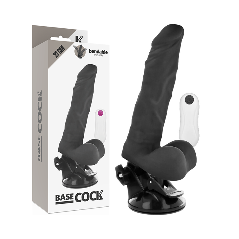 BASECOCK - VIBRADOR ΑΡΘΡΟ ΕΛΕΓΧΟ REMOTO NEGRO 21 CM -O- 5 CM