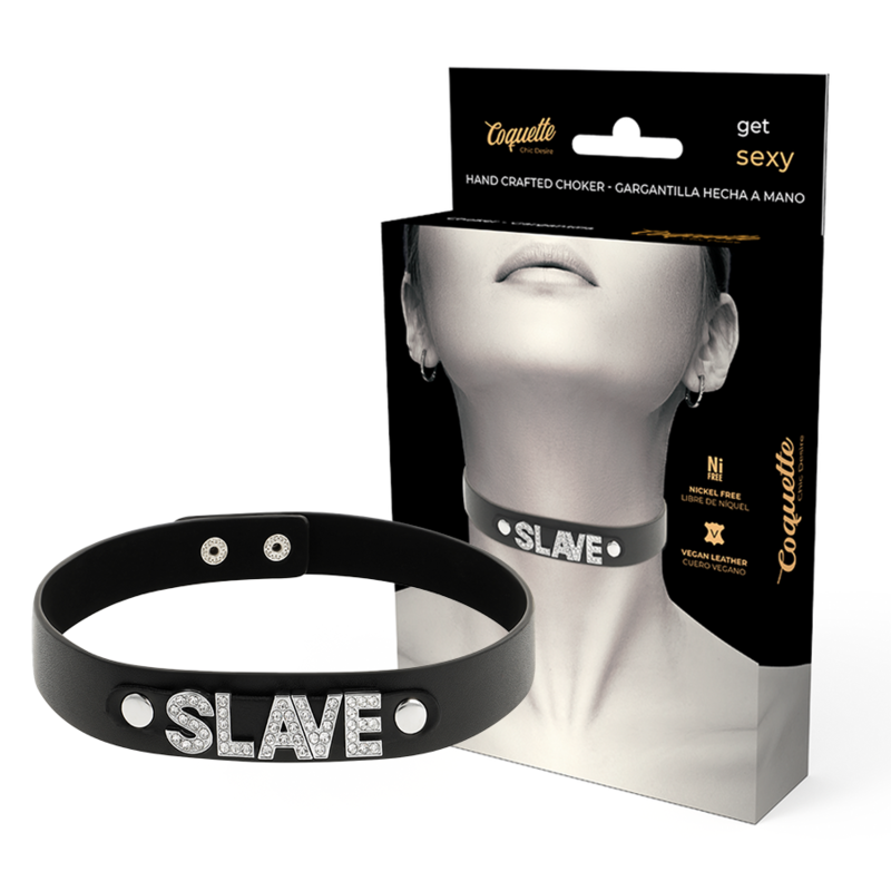 COQUETTE CHIC DESIRE - ΔΕΡΜΑΤΙΝΟ ΤΣΟΚΕΡ SLAVE VEGAN