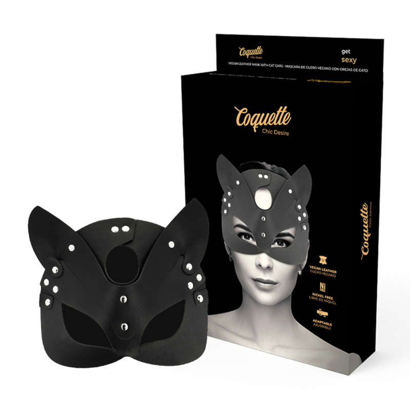COQUETTE CHIC DESIRE - ΒΕΓΚΑΝ ΔΕΡΜΑΤΙΝΗ ΜΑΣΚΑ ΜΕ ΑΥΤΙΑ ΚΟΥΝΕΛΙΟΥ