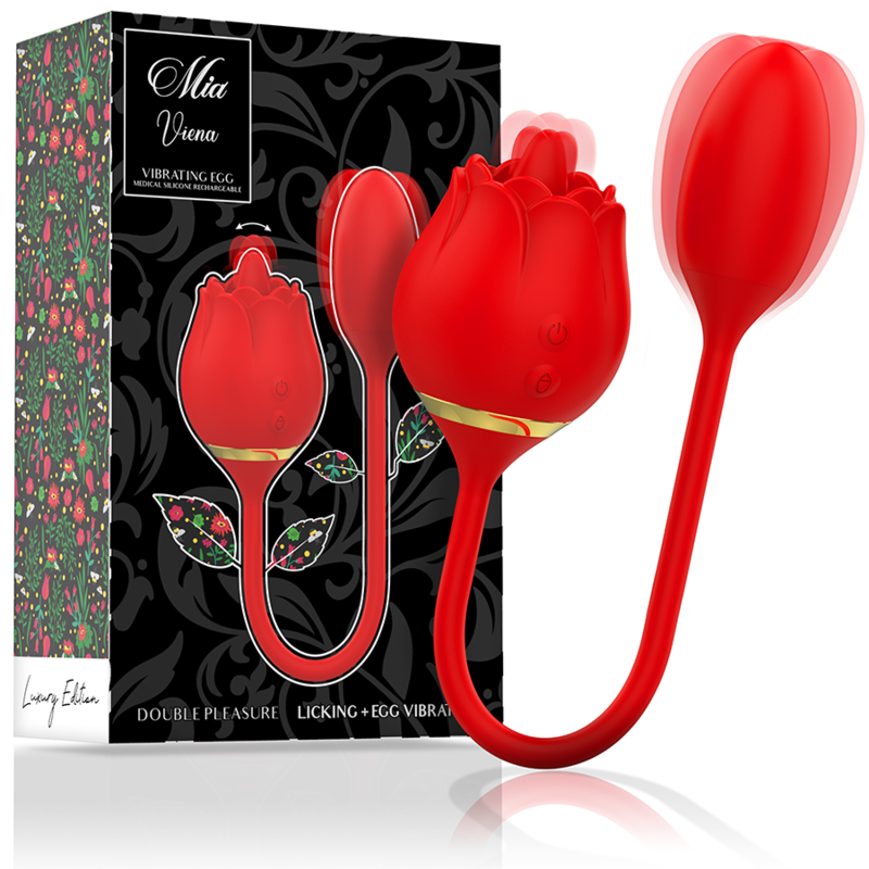 MIA - VIENNA DOUBLE PLEASURE LICKING + ΔΟΝΗΤΙΚΟ ΑΥΓΟ