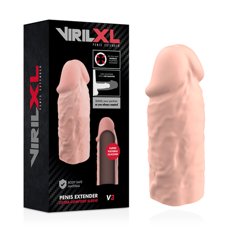 VIRILXL - ΥΓΡΗ ΣΙΛΙΚΟΝΗ V3 ΦΥΣΙΚΗ ΕΠΙΜΗΚΥΝΣΗ ΠΕΟΥΣ