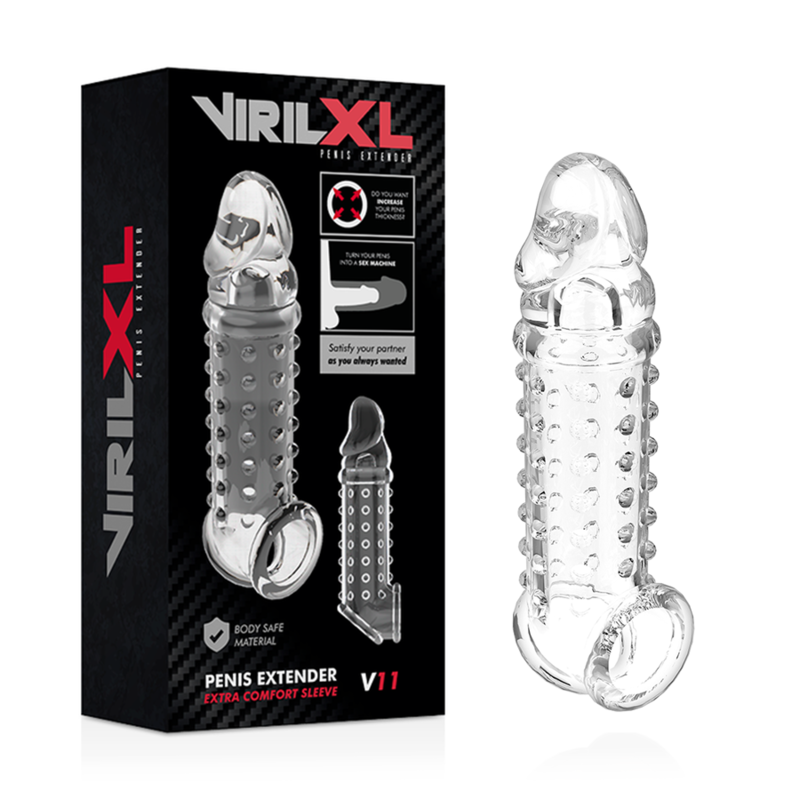 VIRILXL - ΕΠΙΜΗΚΥΝΣΗ ΠΕΟΥΣ ΚΑΙ ΘΗΚΗ V11 ΔΙΑΦΑΝΗ