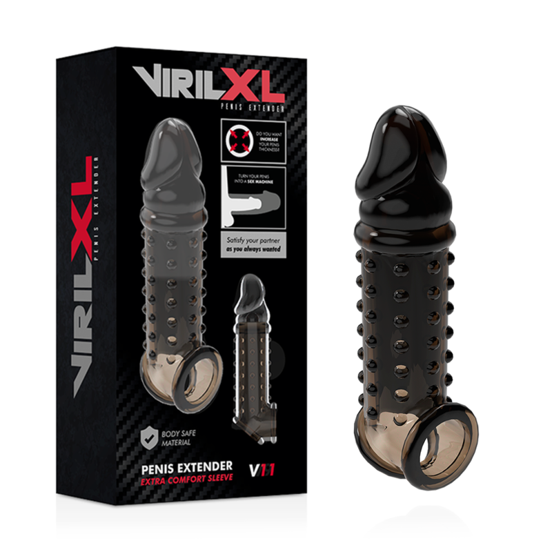 VIRILXL - ΕΠΙΜΗΚΥΝΣΗ ΠΕΟΥΣ ΚΑΙ ΘΗΚΗ V11 ΜΑΥΡΟ
