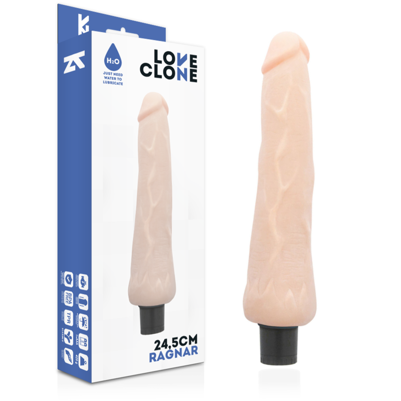 LOVECLONE - ΔΟΝΗΤΗΣ ΑΥΤΟΛΙΠΑΝΤΙΚΟΣ RAGNAR 24,5 CM -O- 3,5 CM