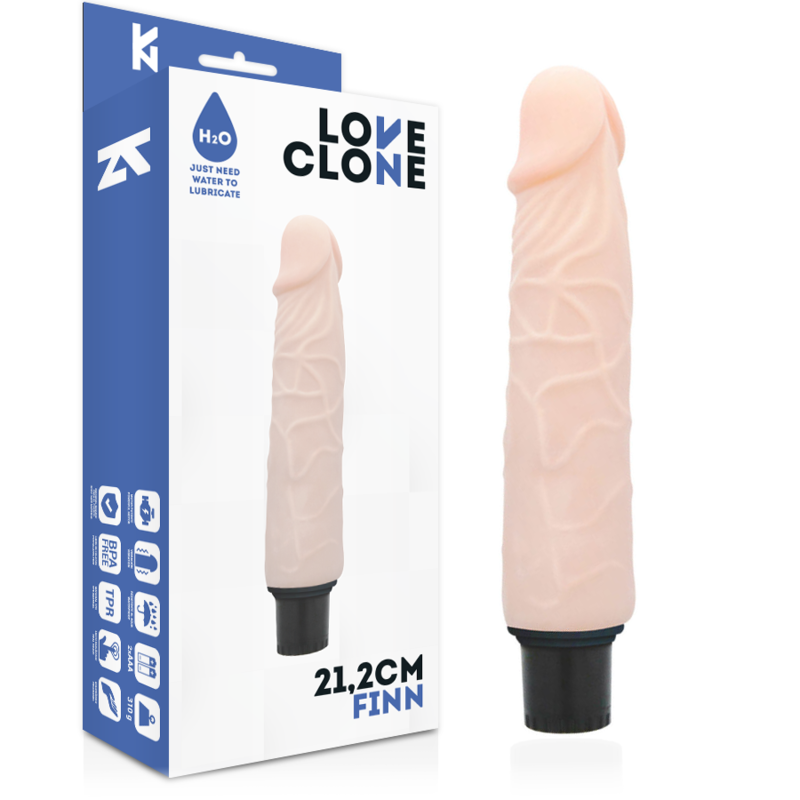 LOVECLONE - ΔΟΝΗΤΗΣ ΑΥΤΟΛΙΠΑΝΤΙΚΟΣ FINN 21,2 CM -O- 3,8 CM