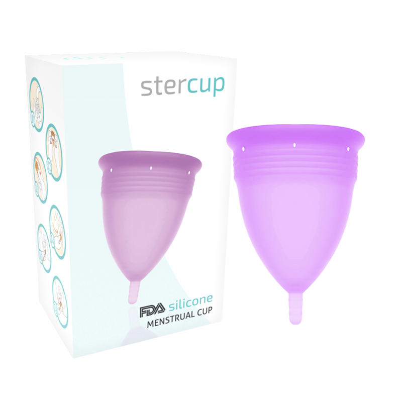 STERCUP - ΚΥΠΕΛΛΟ ΕΜΜΗΝΟΣ ΣΙΛΙΚΟΝΗΣ FDA VIOLET - ΜΕΓΕΘΟΣ L
