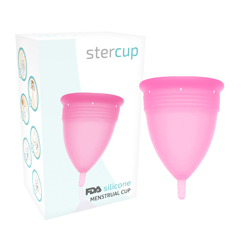 STERCUP - ΚΥΠΕΛΛΟ ΕΜΜΗΝΟΣ ΣΙΛΙΚΟΝΗΣ FDA ΡΟΖ - ΜΕΓΕΘΟΣ L