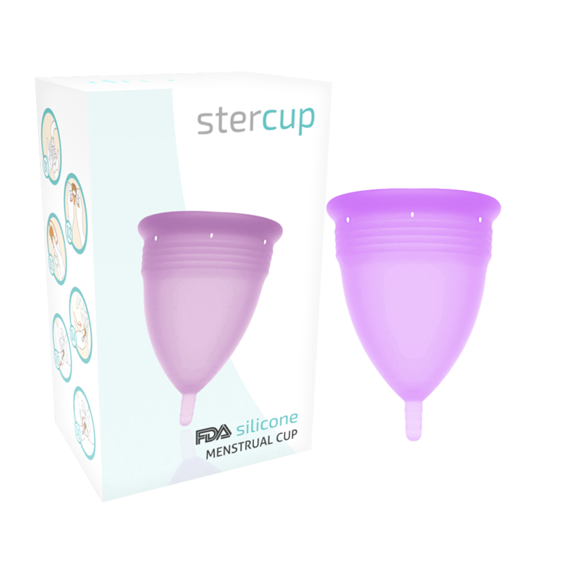 STERCUP - ΚΥΠΕΛΛΟ ΕΜΜΗΝΟΣ ΣΙΛΙΚΟΝΗΣ FDA VIOLET - ΜΕΓΕΘΟΣ S