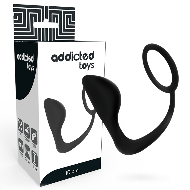 ADDICTED TOYS - ΠΡΩΚΤΙΚΗ ΣΥΣΦΙΞΗ ΜΕ ΜΑΥΡΟ ΔΑΧΤΥΛΙΔΙ ΠΕΟΥΣ