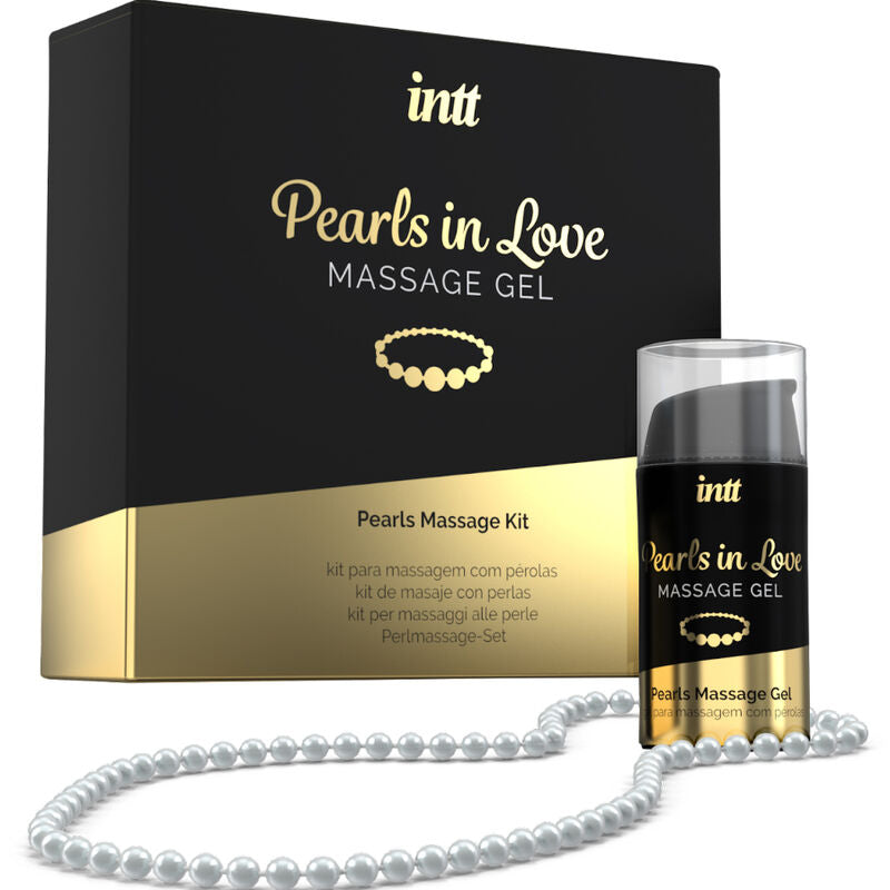INTT ΜΑΣΑΖ & ΣΤΟΜΑΤΙΚΟ ΣΕΞ - PEARLS IN LOVE WITH PEARL NECKLACE ΚΑΙ SILICONE GEL