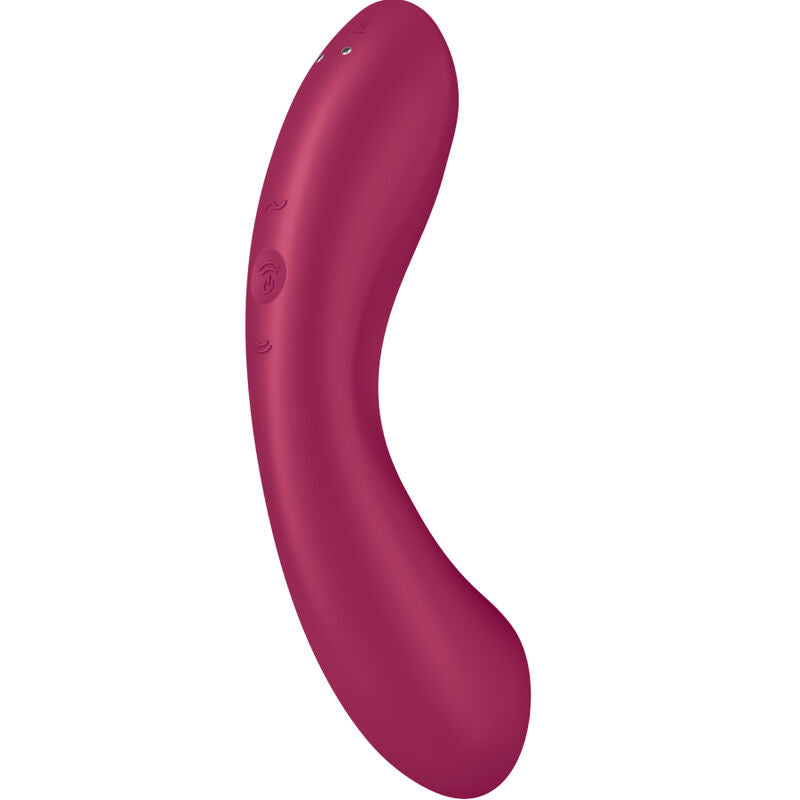 SATISFYER - CURVE TRINITY 1 ΑΕΡΑ ΠΑΛΜΙΚΗ ΔΟΝΗΣΗ ΚΟΚΚΙΝΗ