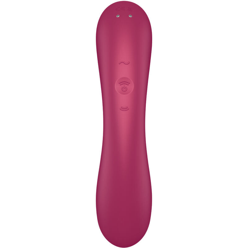 SATISFYER - CURVE TRINITY 1 ΑΕΡΑ ΠΑΛΜΙΚΗ ΔΟΝΗΣΗ ΚΟΚΚΙΝΗ