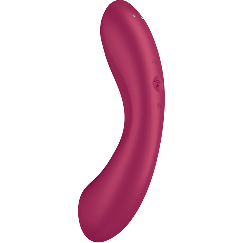 SATISFYER - CURVE TRINITY 1 ΑΕΡΑ ΠΑΛΜΙΚΗ ΔΟΝΗΣΗ ΚΟΚΚΙΝΗ
