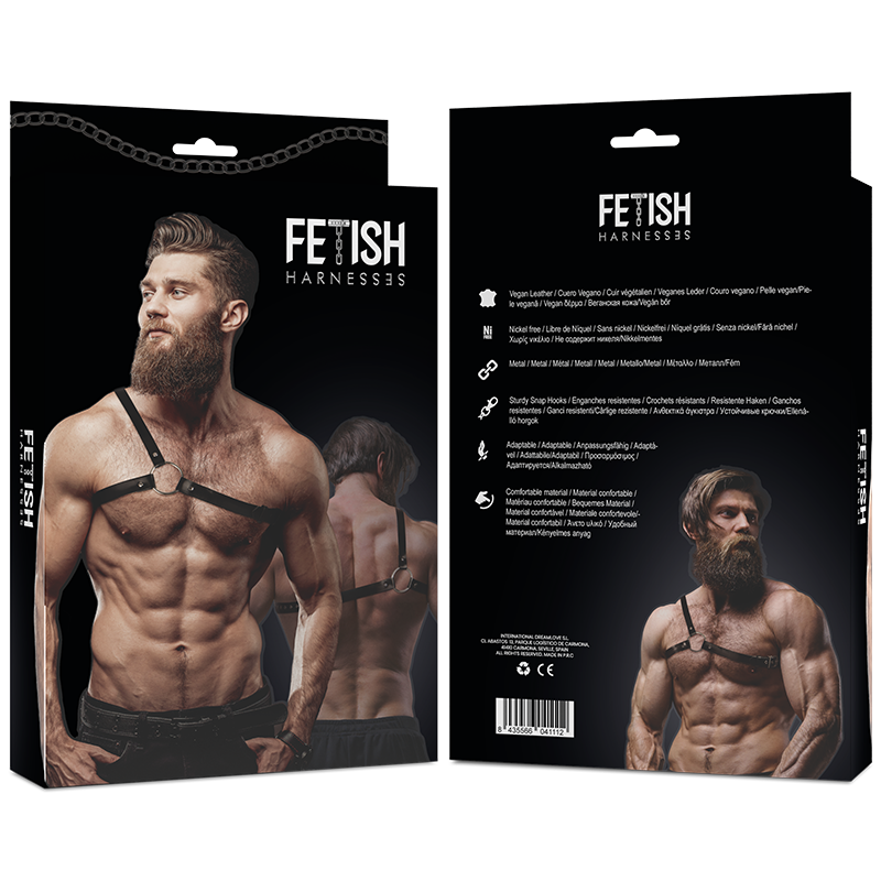 FETISH SUBMISSIVE - ΑΝΔΡΙΚΗ ΖΩΝΗ ATTITUDE ΜΕ ΣΤΑΥΡΟΙ ΩΜΟΥΣ ΑΠΟ ΟΙΚΟΛΟΓΙΚΟ ΔΕΡΜΑ