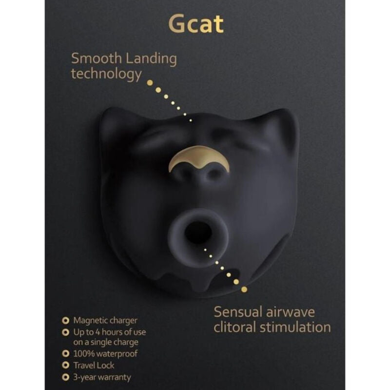 G-VIBE - GCAT MYSTIC CLITORAL SUCKER ΜΑΥΡΟ