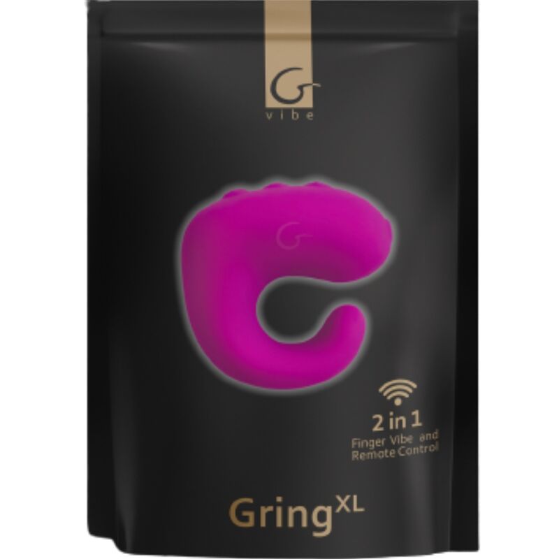 G-VIBE - ΔΑΧΤΥΛΙΔΙ ΔΟΝΗΤΗ FUN TOYS GRING XL ΓΛΥΚΟ ΒΑΤΟΜΟΥΡΟ