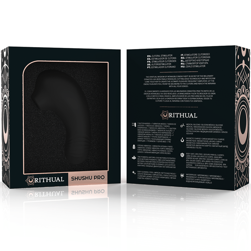 RITHUAL - SHUSHU PRO POCKET CLITORIS STIMULATOR 2 ΙΣΧΥΡΟΙ ΚΙΝΗΤΗΡΕΣ JET