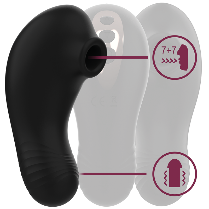 RITHUAL - SHUSHU PRO POCKET CLITORIS STIMULATOR 2 ΙΣΧΥΡΟΙ ΚΙΝΗΤΗΡΕΣ JET