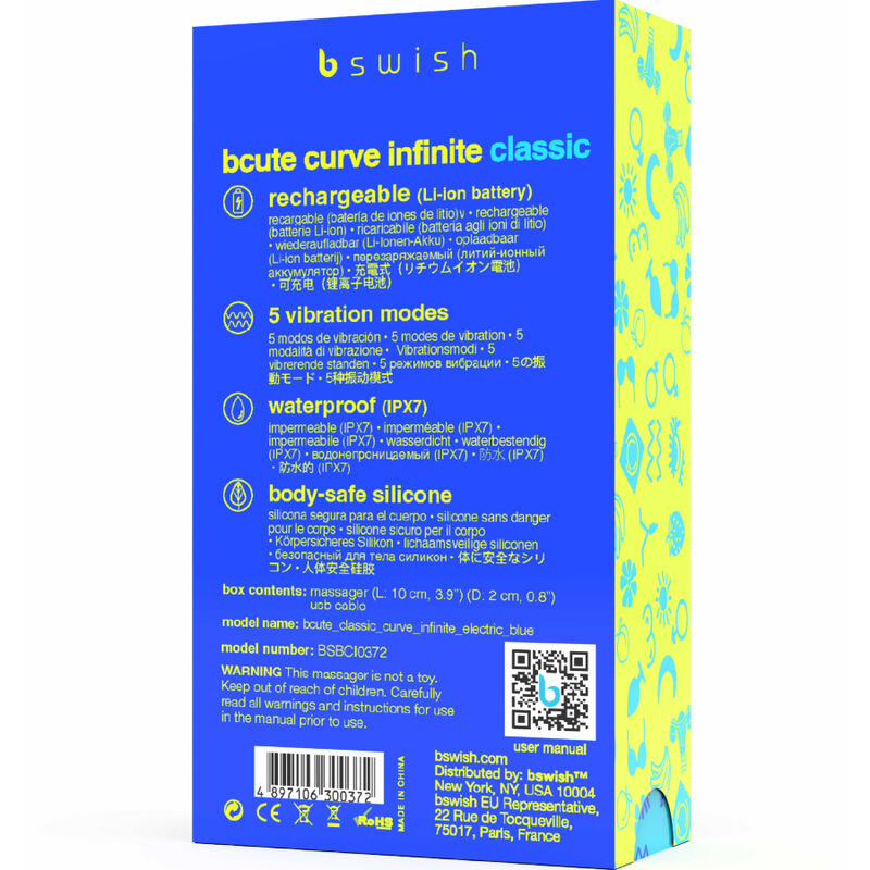 B SWISH - BCUTE CURVE INFINITE CLASSIC ΕΠΑΝΑΦΟΡΤΙΖΟΜΕΝΟΣ ΔΟΝΗΤΗΣ ΜΠΛΕ ΣΙΛΙΚΟΝΗΣ
